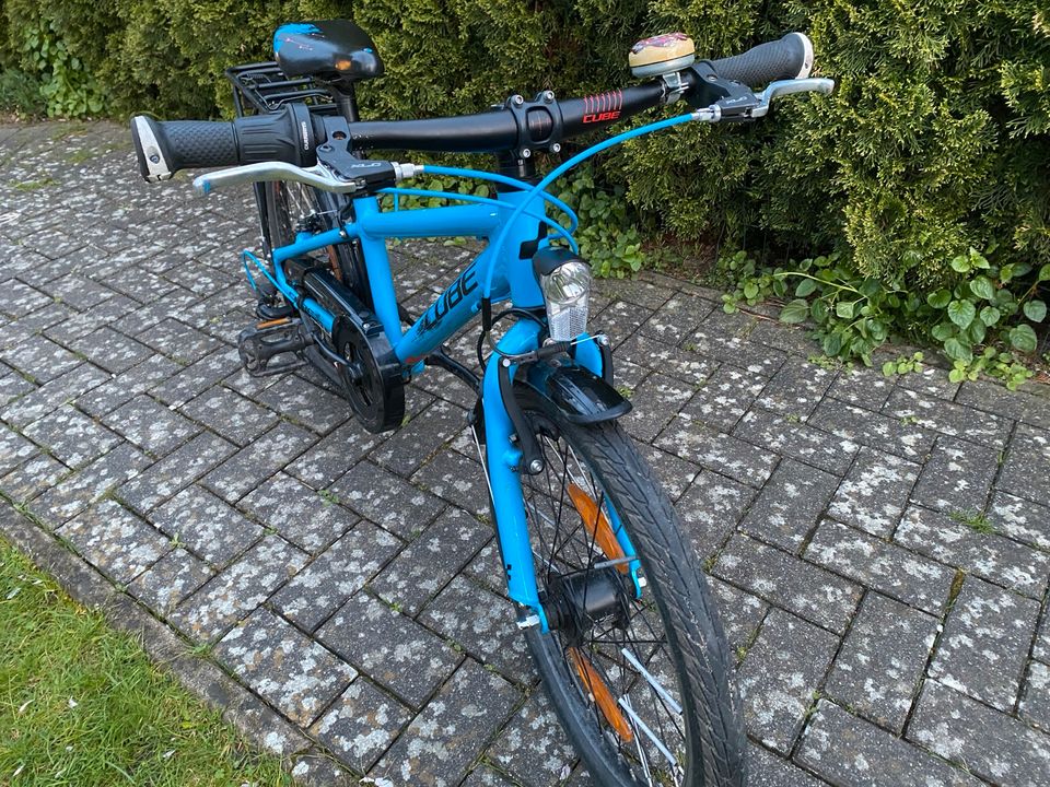 Fahrrad 20" Cube Kid 200 Street Boy blau mit Licht & Gepäckträger in Hamburg