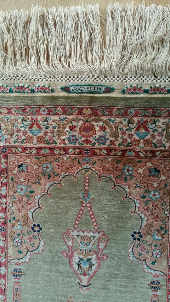 Hereke Teppich Wandteppich 43x29cm, Türkei 2 Mill. Knoten/qm in Wiesbaden