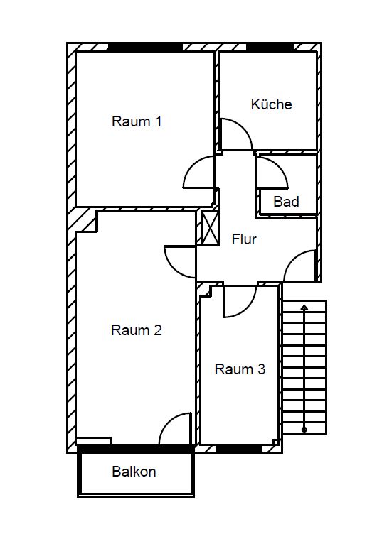 Attraktive 3-Zimmer-Wohnung in Dortmund Innenstadt West/ Hafen in Dortmund