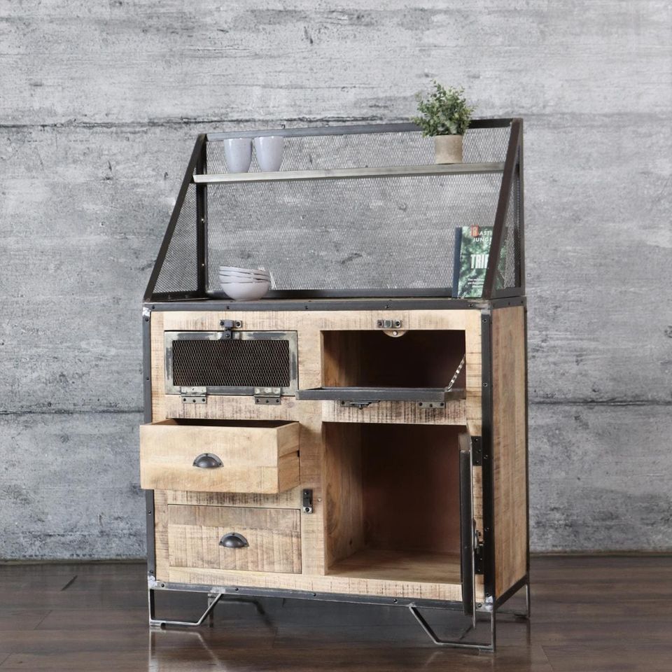 Highboard FACT Industriedesign Eisen massiv rustikal Kommode in Baindt