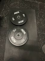 6x ATX Gym Bumper Plate 15 kg Hessen - Spangenberg Vorschau