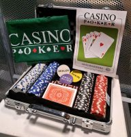 Pokerset mit Koffer, Würfeln, Karten, 200 Chips, etc. Nordrhein-Westfalen - Gütersloh Vorschau