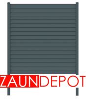 Aluzaun Anfangselement Gartenzaun Zaun Aluminium Sichtschutz Aachen - Aachen-Haaren Vorschau