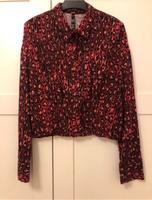 Bluse Hemd animalprint pink lila bordeaux cropped Viskose Zara XS Hannover - Vahrenwald-List Vorschau