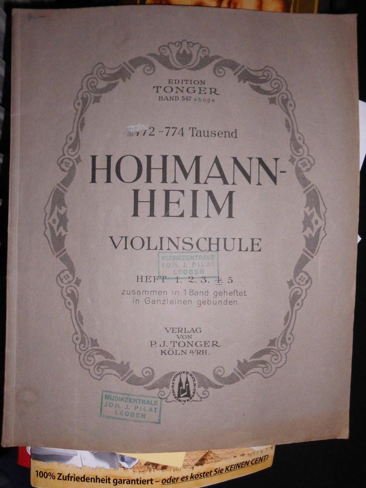 Hohmann-Heim Violinschule in Hamburg