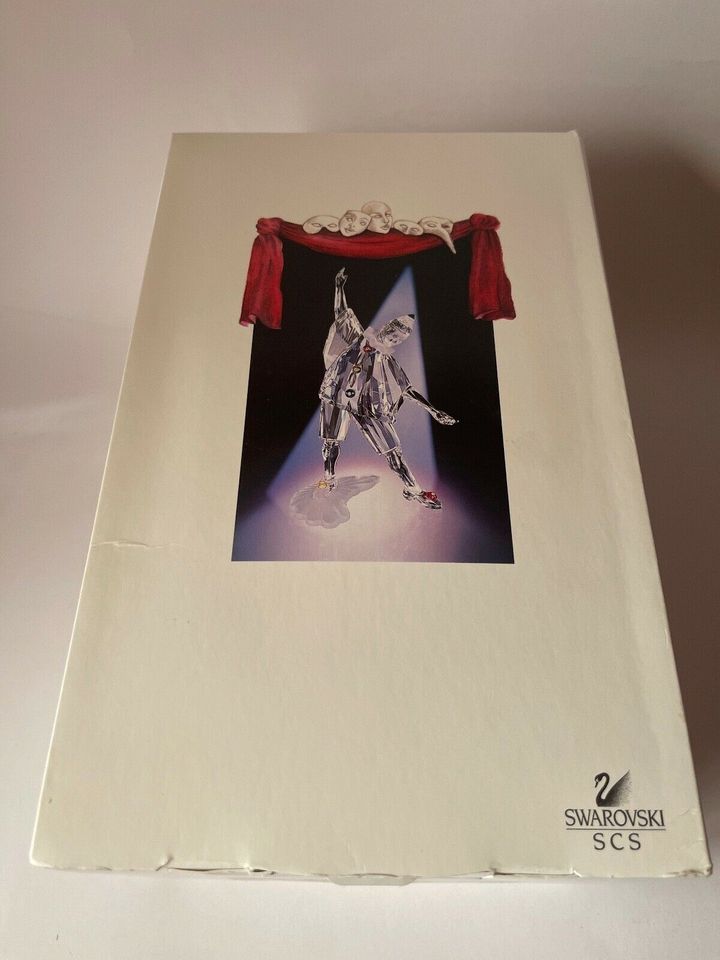 Swarovski Figuren 230586 Jahresfigur Pierrot 1999 mit Podest OVP in Stuhr