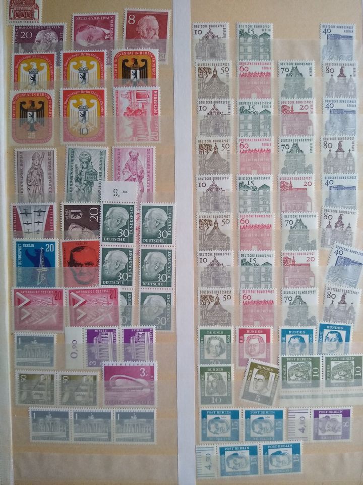 !!! BUND/BERLIN Briefmarkenalbum 15 Seiten - pro Seite 0,80 Euro in Berlin