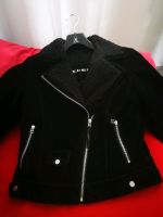 Schwarze Lederjacke mit Teddyfutter  von "Freaky Nation" in Gr. M Hessen - Darmstadt Vorschau