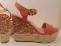 Damen Wedges Sandalen mit Keilabsatz orange Berlin - Steglitz Vorschau