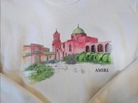 AMIRI SWEATSHIRT M ORIGINAL MIT RECHNUNG PRINT Niedersachsen - Braunschweig Vorschau