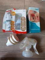 2 Nuk Babyflaschen 0-6 Monate Milchflaschen Handmilchpumpe Trinkf Leipzig - Plaußig-Portitz Vorschau