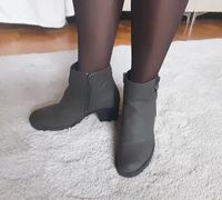 Stiefeletten Ancle-Boots Leder-Optik - dunkelgrün 39 Baden-Württemberg - Stutensee Vorschau