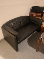 Schwarze Echtleder Couch Sofa Frankfurt am Main - Nieder-Eschbach Vorschau