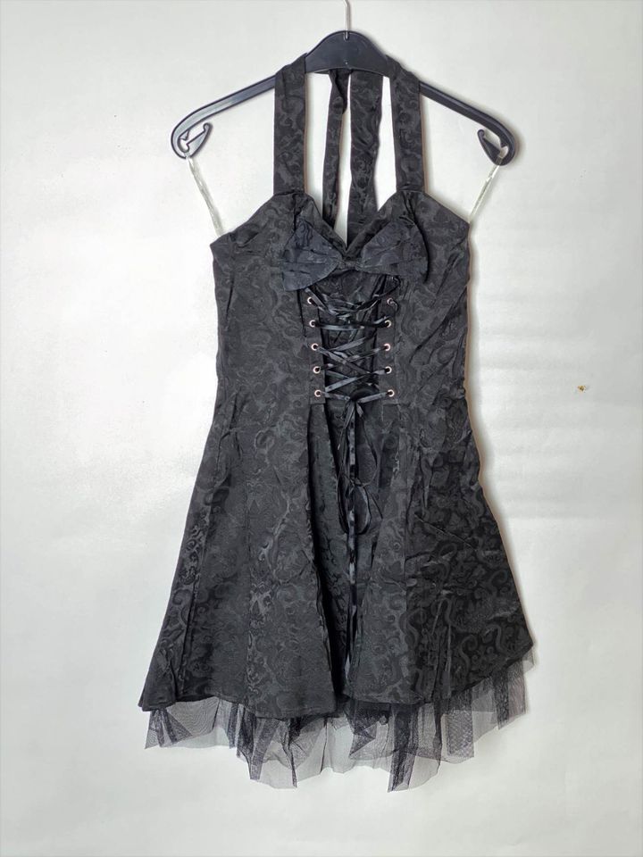 Hearts & Roses Mini Kleid Gothic Netz Schnürung Rock Gr. M in Aichach