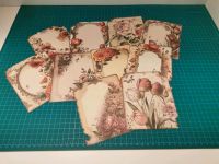 Scrapbooking Junk Journal Paperset Retro Rose Tulpe Niedersachsen - Schöppenstedt Vorschau