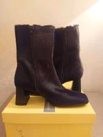 Retro Vintage Stiefeletten Echt Leder Fell braun Kreis Pinneberg - Elmshorn Vorschau