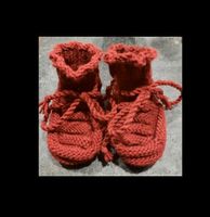 Babystrickschuhe Schuhe handmade 16 17 56 62 Babyschuhe neu Sachsen - Mülsen Vorschau