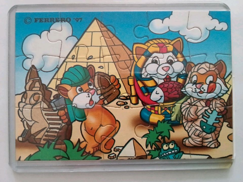 Ü-Ei Puzzle 19997 Miezi Cats Serie komplett in Bad Frankenhausen/Kyffhäuser