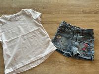Süßes Set aus Jeans Shorts & Shirt Gr.104 Neu H&M und Blue Seven Niedersachsen - Garbsen Vorschau