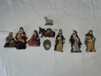 Gips Krippenfiguren, Krippe, Alt, 9 Figuren Nordrhein-Westfalen - Niederkassel Vorschau
