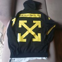 Hoodie schwarz Kapuze gelb X Gr. M/L Kiel - Holtenau Vorschau