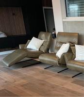Himolla Ecksofa 1x2er Relaxfunktion grün Bayern - Schwabach Vorschau