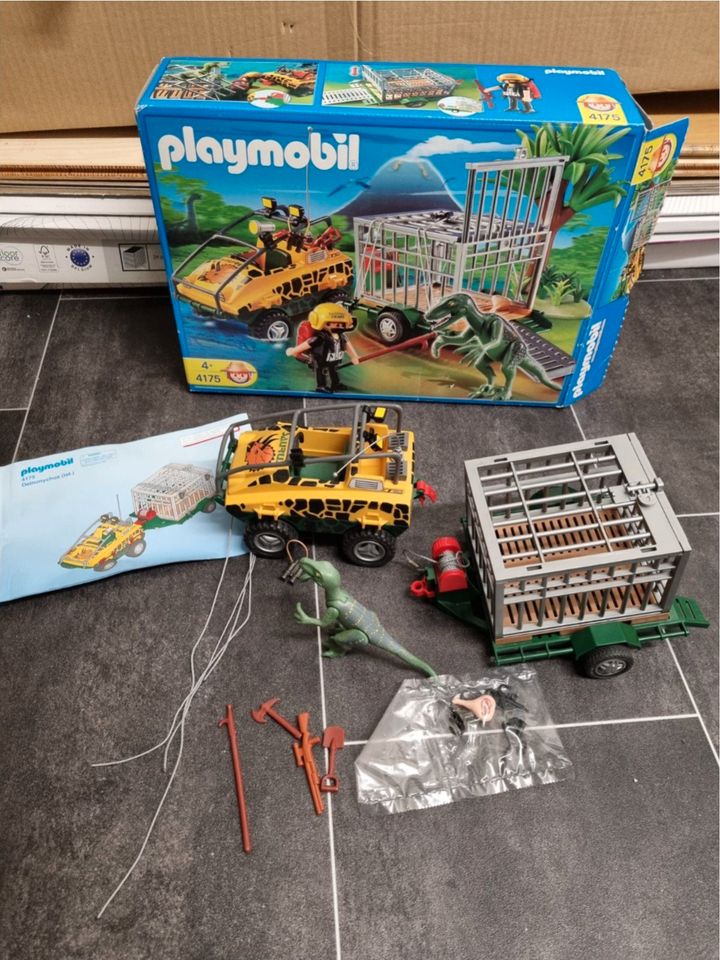 Playmobil 4175 Amphibienfahrzeug und Dinosaurier in Hagen