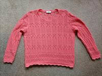 Damen Pullover mit Lochmuster orange rot Gina Benotti Größe M top Niedersachsen - Garbsen Vorschau