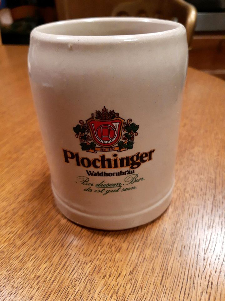 Plochinger Waldhornbräu Bierkrug in Kirchheim unter Teck