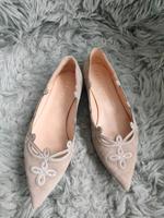 Unützer Ballerina edel in Creme Gr 38 Wandsbek - Hamburg Hummelsbüttel  Vorschau