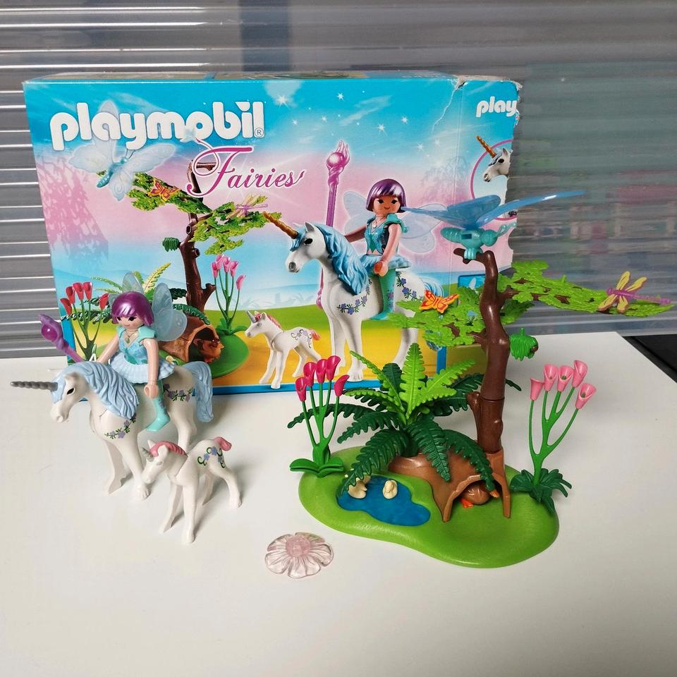 Playmobil Fee Aquarella auf der Einhornlichtung 5450 in Bayreuth