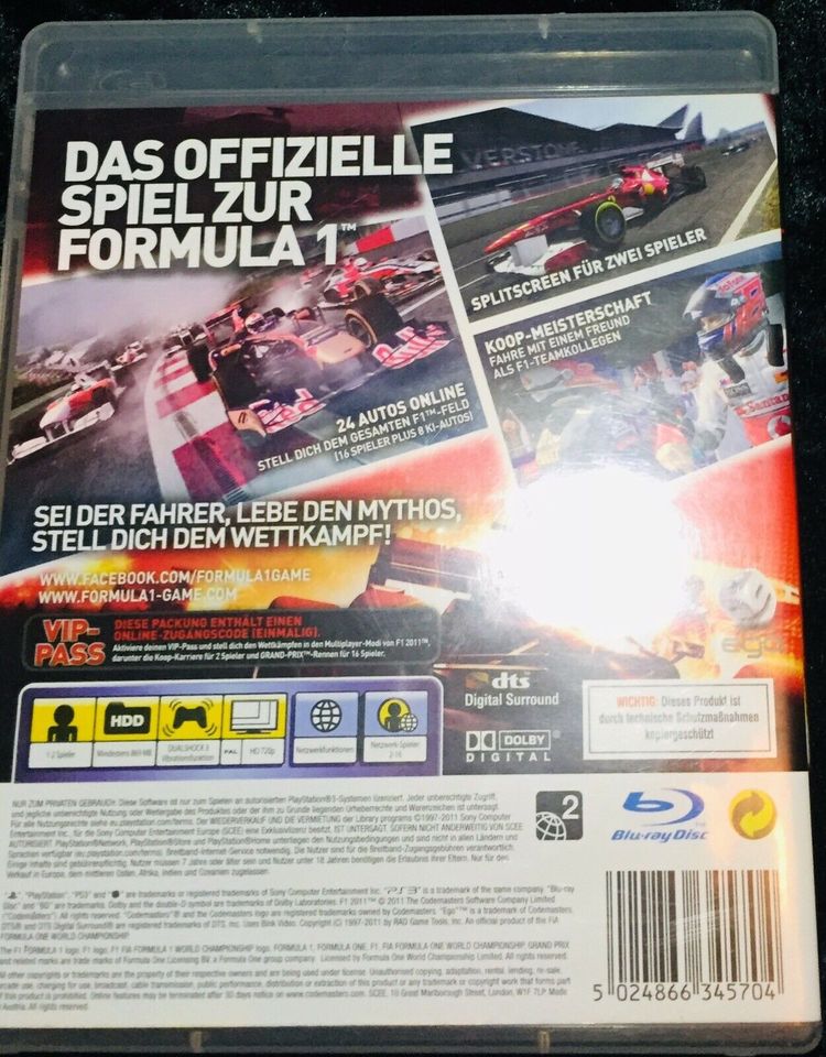 F1 Formula 1 Ps3 Spiel in Berlin