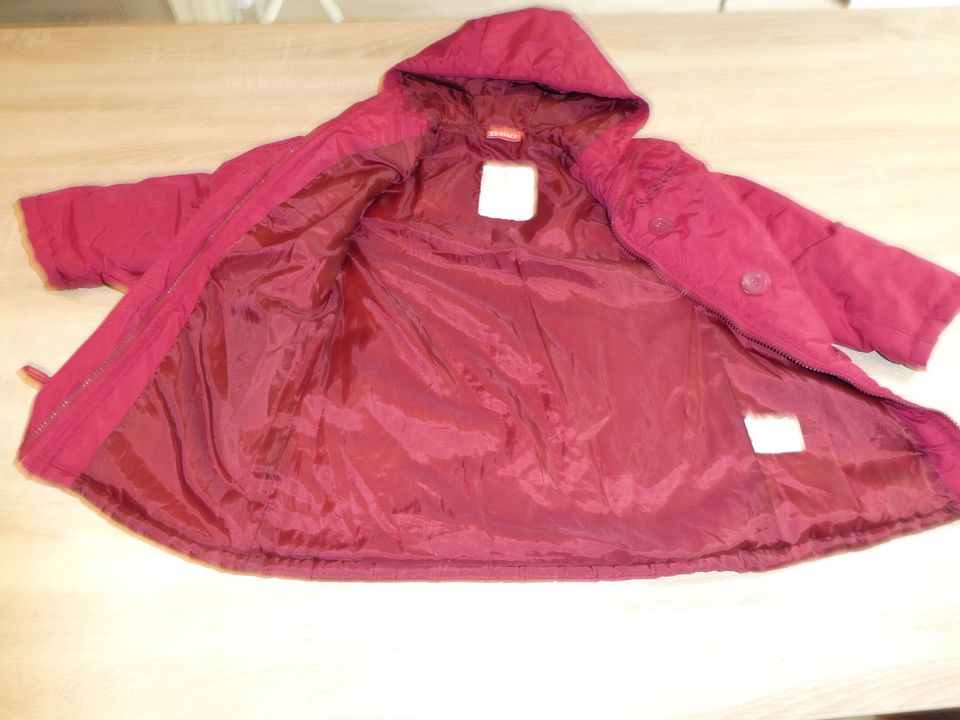 Jacke Steppjacke Steppmantel Mantel Winterjacke Gr. 110 Scout rot in Schiffweiler