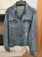 Damen Jeans Jacke Gr.44 (mit Blumen Stickerei) Baden-Württemberg - Eriskirch Vorschau