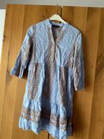 More & More Leinenkleid Kleid Leinen Ornamente hellblau Gold 34 Bayern - Deggendorf Vorschau