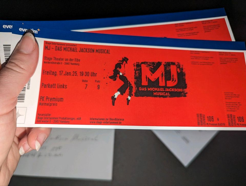 2x Michael Jackson das Musical Tickets für den 17.01.25 in Düsseldorf