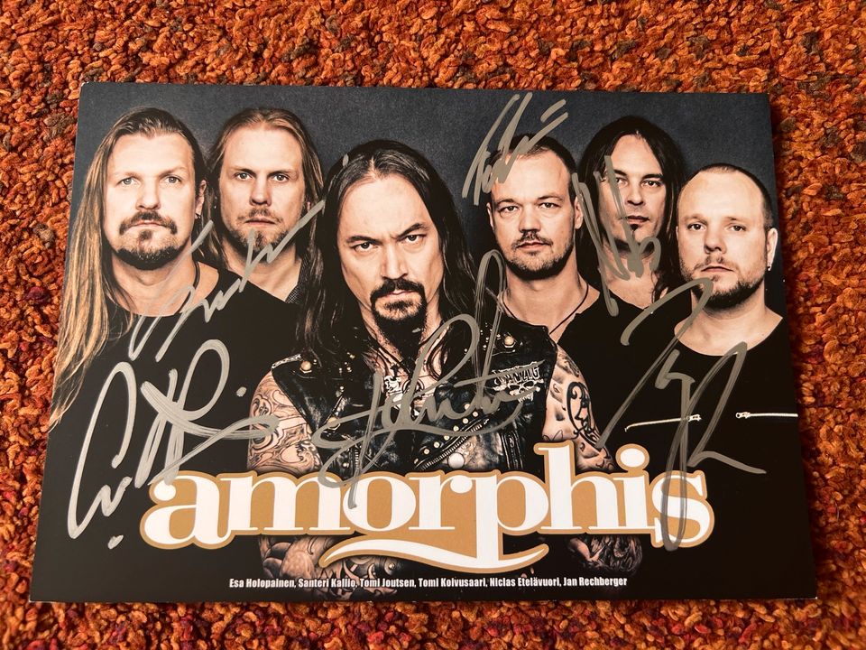 Amorphis Autogramm in Immenstadt