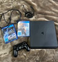 PS4 Slim mit 2 Controller + Battlefield 1 und Battlefront 2 Hessen - Nidderau Vorschau