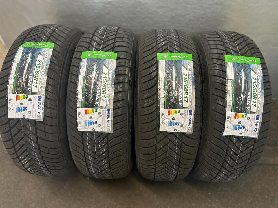 4x Allwetterreifen Greentrac 215/60 R17 100V XL Inkl. Montage in Burgwald