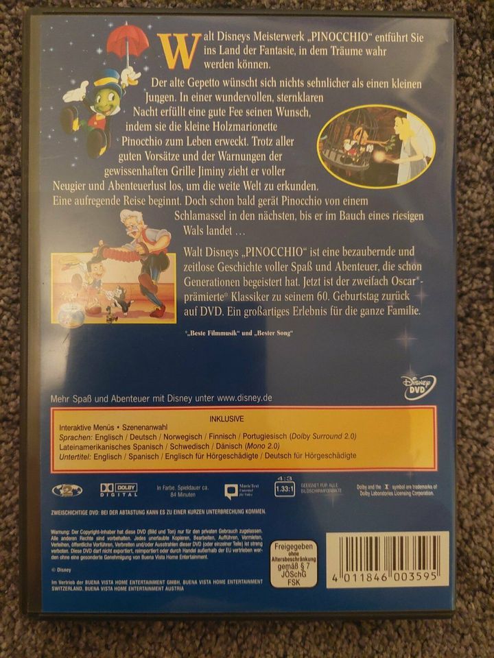 Pinocchio Disney DVD in Passau