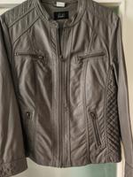 Lederjacke Paola Gr.44 in grau Niedersachsen - Wolfenbüttel Vorschau