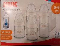 NUK Glass Bottle Set No Colic mit Temperatur Kontrolle in OVP Bayern - Hallstadt Vorschau