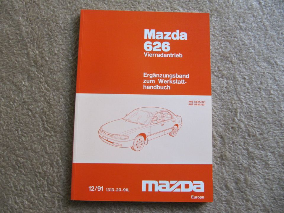 Mazda 626 Vierradantrieb Ergänzungsband zum Werkstatt - Handbuch in Klausdorf