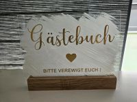 Hochzeitsschild acrylschild Deko Hochzeit Gästebuch gold geschenk Nordrhein-Westfalen - Fröndenberg (Ruhr) Vorschau