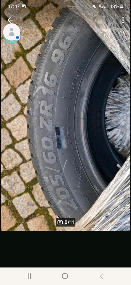 2 neue Sommerreifen 205/60 ZR 16 , 96 W in Moritzburg