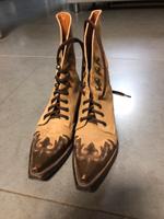 Stiefeletten neuwertig, handgemacht, Leder, Gr 36 Bayern - Teublitz Vorschau