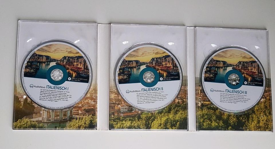Italienisch Sprachkurs CD / MP3. Audionovo, 3 CDs in Rees
