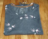 Pulli/Langarmshirt blaugrau Vogelmotiven Damen Gr.38/40 / M neuw. Nordrhein-Westfalen - Senden Vorschau