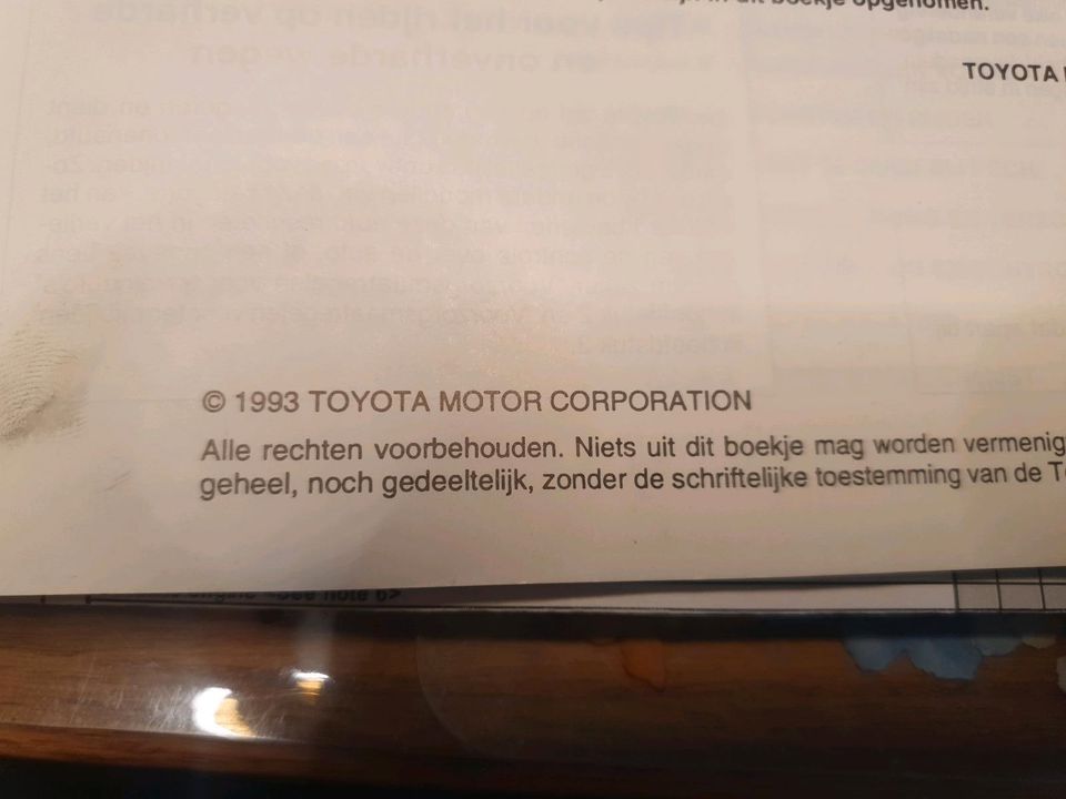 Landcruiser Bedienungsanleitung aus dem Jahr 1993 alle Modelle J7 in Isny im Allgäu