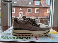Neuwertige Sneaker Schuhe von Gabor in Beige, Größe 38 Wandsbek - Hamburg Eilbek Vorschau
